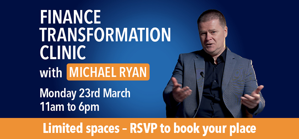 Finance Transforamtion Clinic, Monday 23rd March 2026, London, Click to register