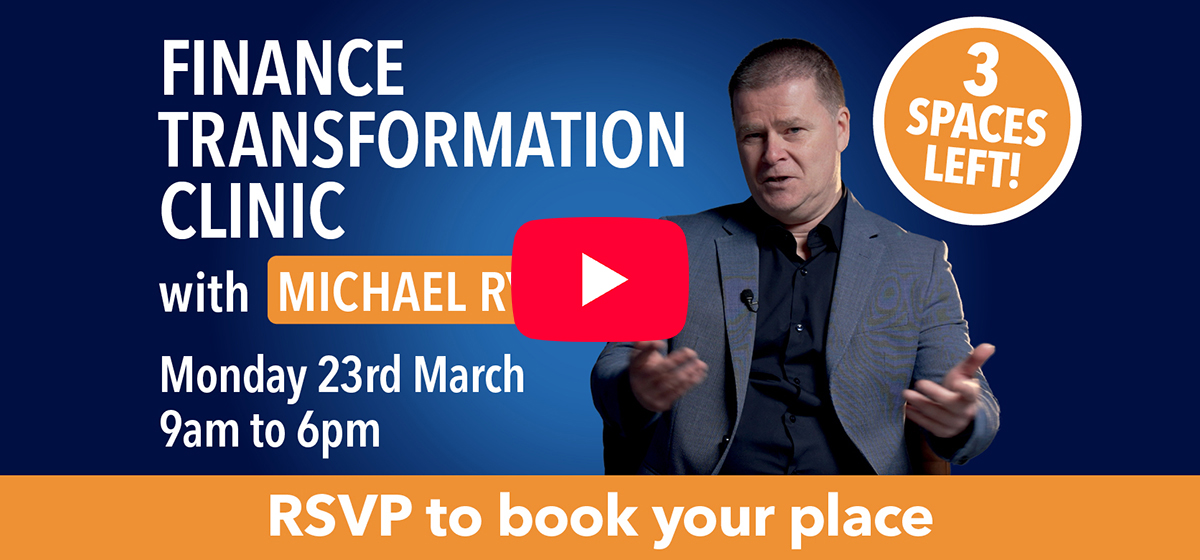Finance Transforamtion Clinic, Monday 23rd March 2026, London, Click to register