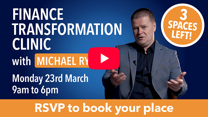 Finance Transforamtion Clinic, Monday 23rd March 2026, London, Click to register