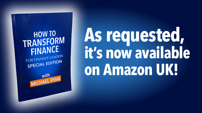 Cover of the How To Transform Finance book. Clicking the link will open the book page on Amazon